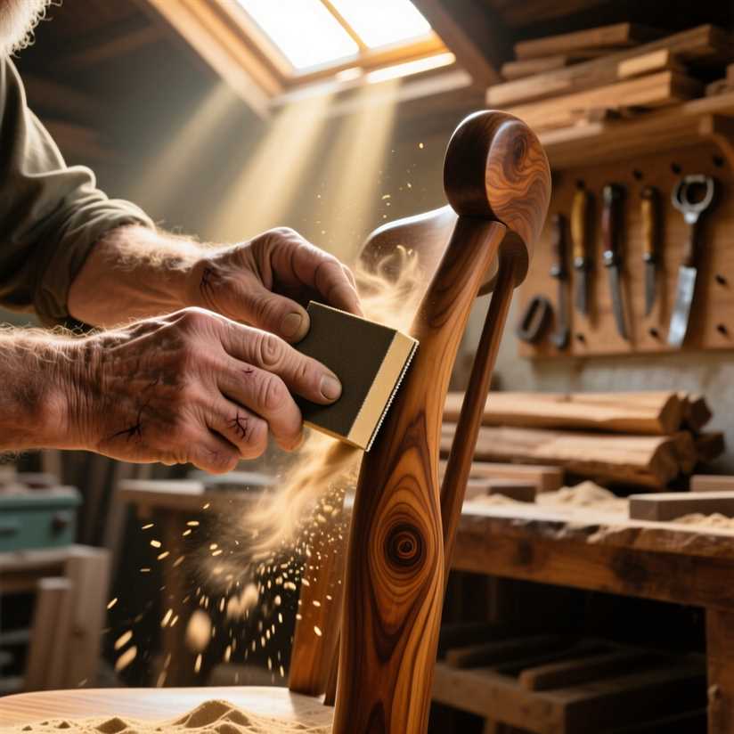 Чем отшлифовать дерево вручную