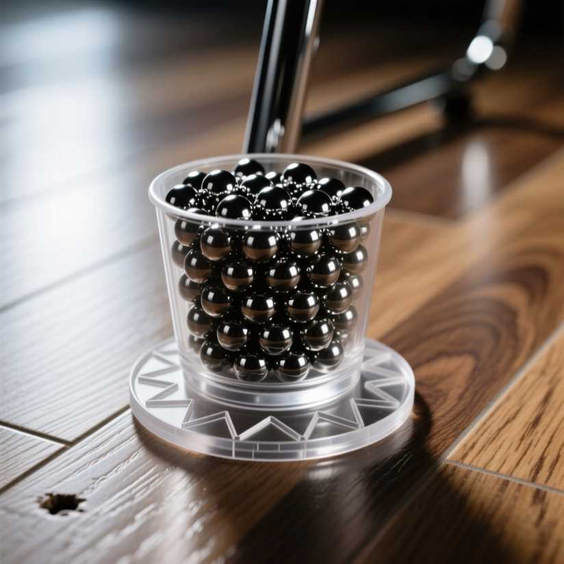 Что сделать чтобы ножки стула не продавливали линолеум