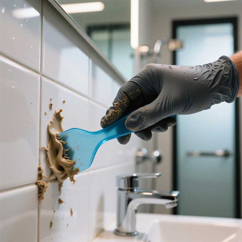 Удаление силикона с кафельной плитки в ванной комнате практические методы