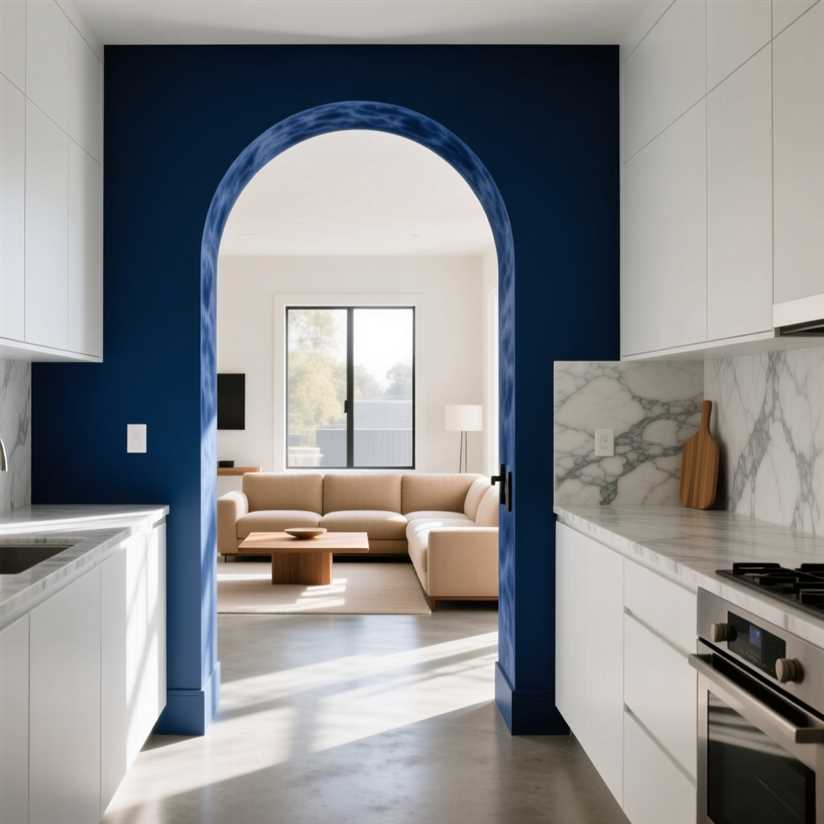 Фотоидеи оформления дверного проема на кухне без установки двери