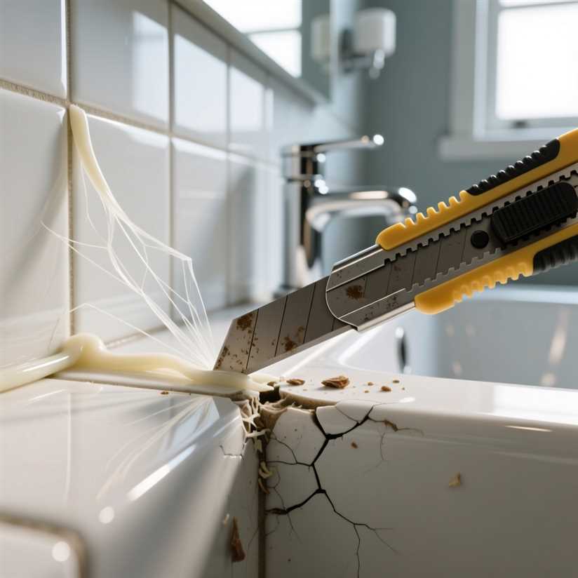 Практическое руководство удаление старого герметика с плитки в ванной комнате