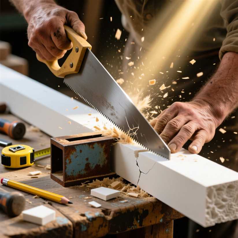 Правильная нарезка потолочного плинтуса использование стусла для идеальных углов Правильная нарезка потолочного плинтуса использование стусла для идеальных углов