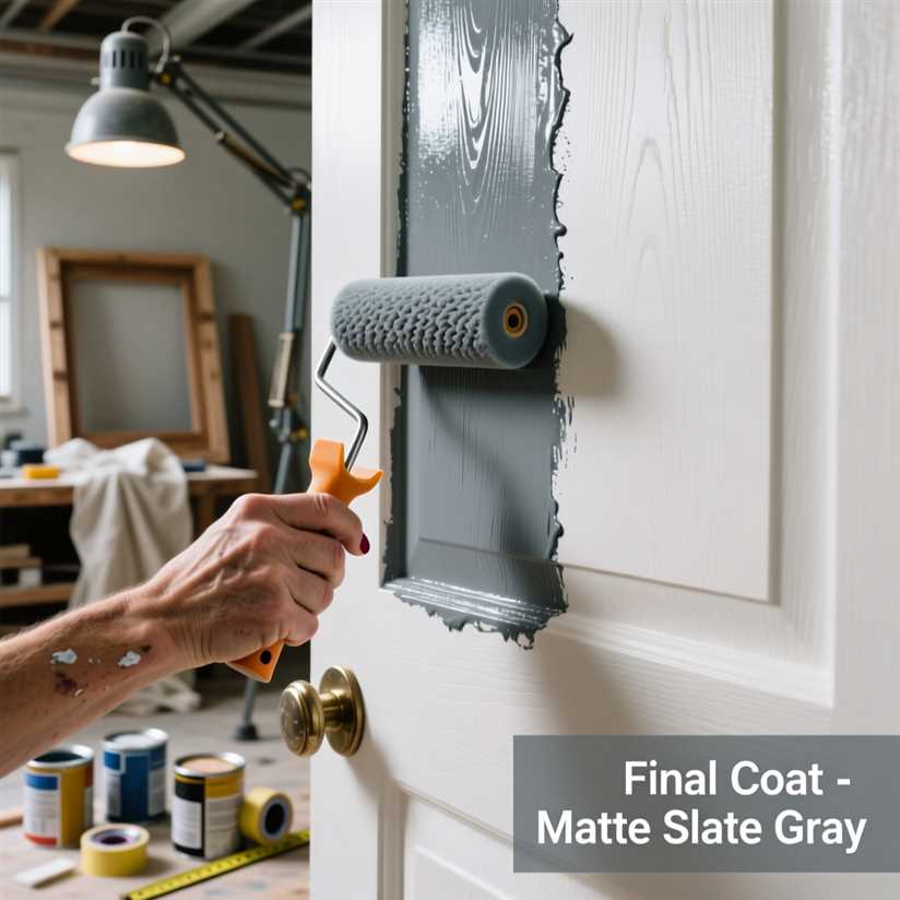 Как покрасить межкомнатные двери своими руками в серый цвет