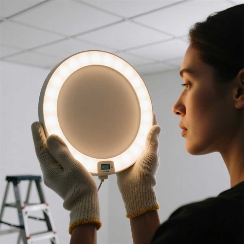 Как поменять лампу в натяжном потолке светодиодную