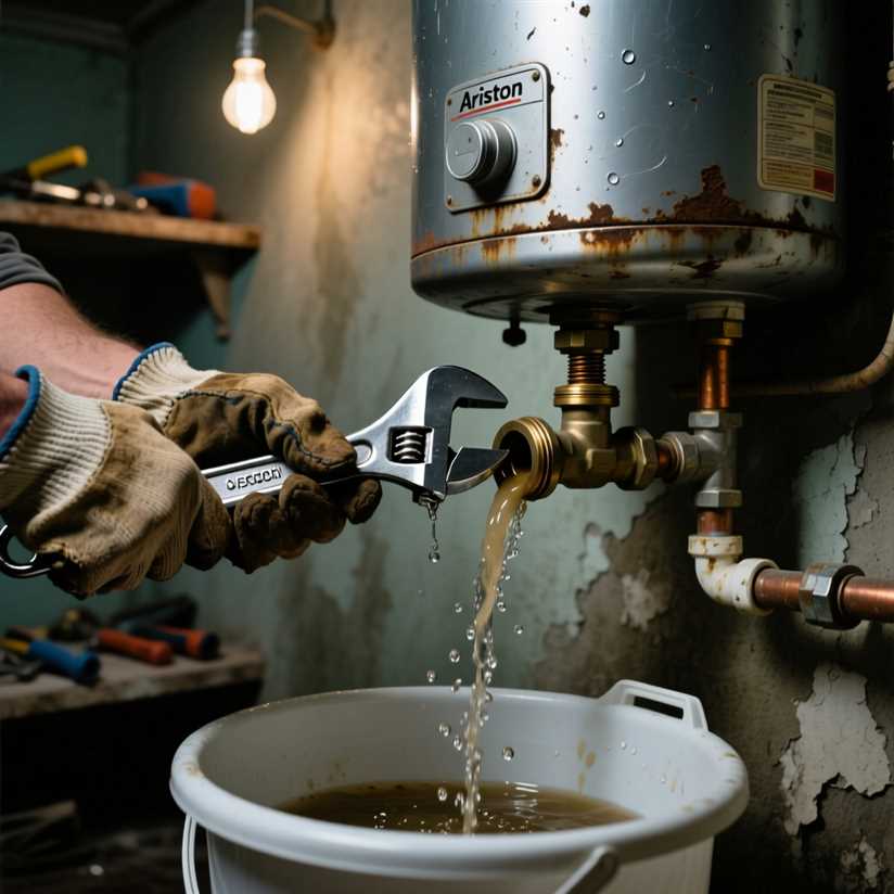 Как слить воду с нагревателя аристон