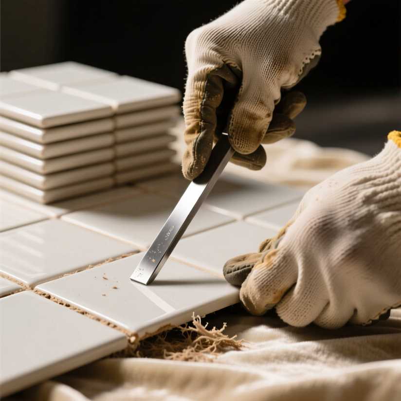 Аккуратный демонтаж плитки в ванной сохраняем материал для повторного использования