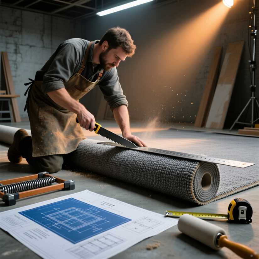 Как уложить ковролин