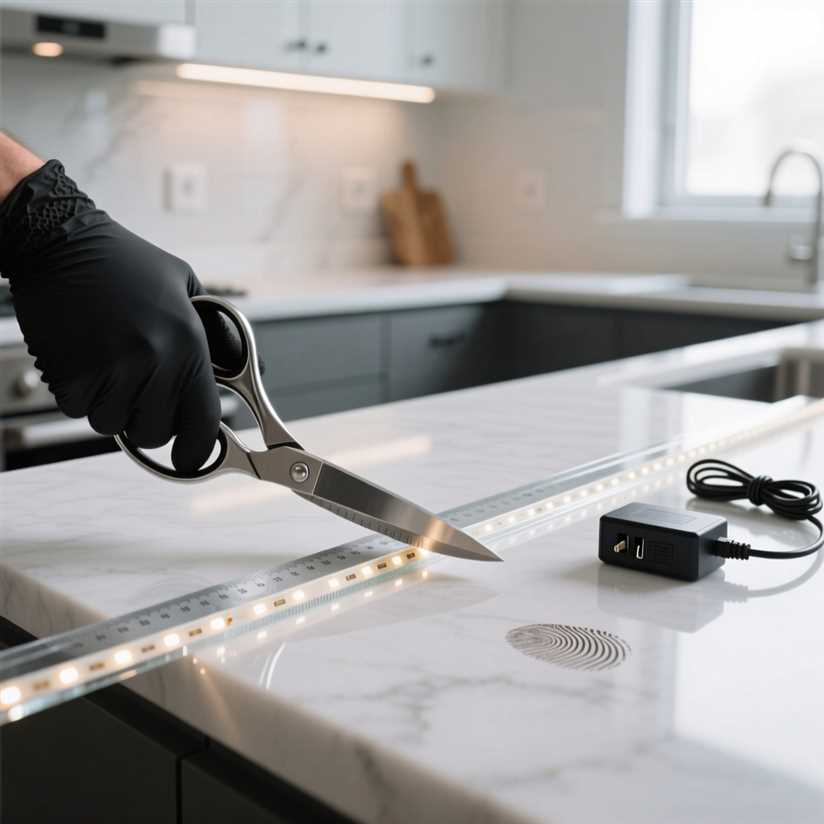 Светодиодная лента как правильно установить и подключить на кухне
